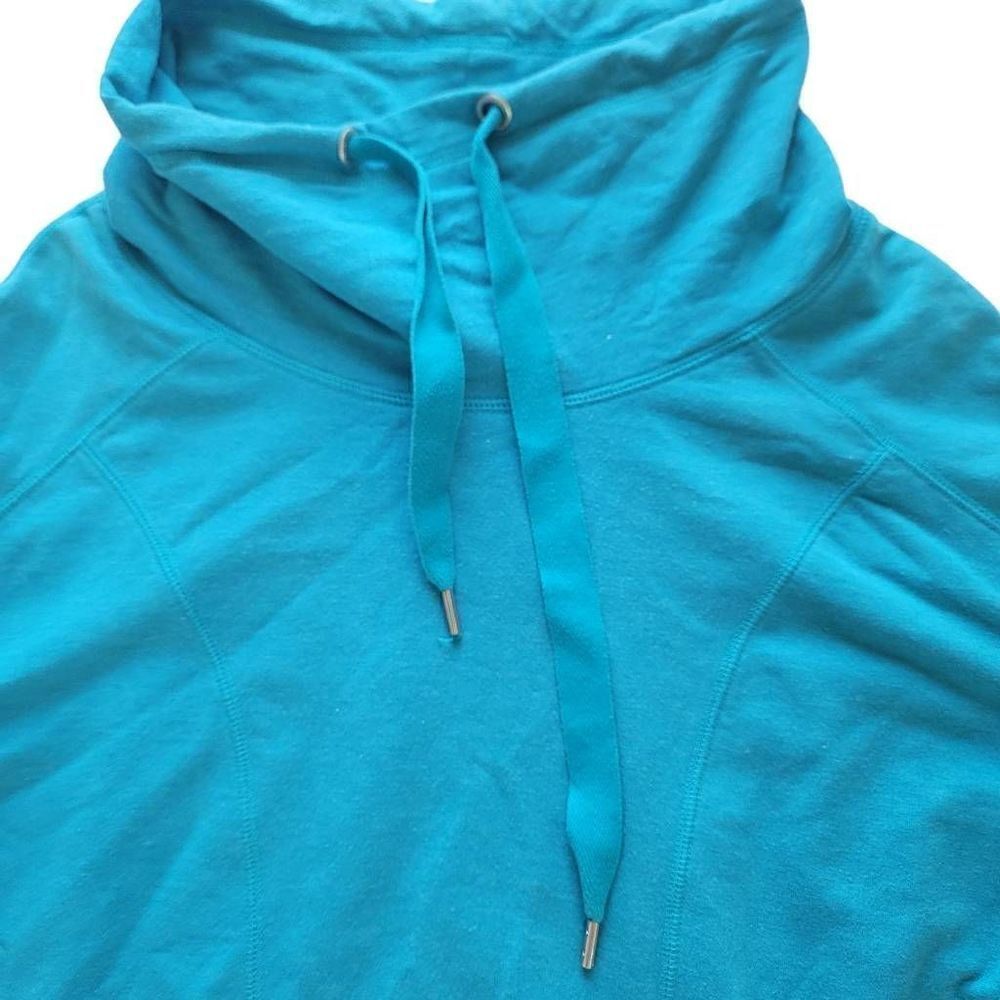 Zella womens Sz S blue pullover workout sweater - Picture 4 of 8